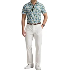 Knit-Polo LT WT Airflow AOP>Ralph Lauren Sale