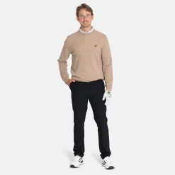Lambswool Blend Crew Beige>Lyle & Scott Discount