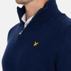 Lambswool Blend Quarter Zip>Lyle & Scott New
