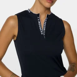 Leya Sleeveless Top Blå>J.Lindeberg Best