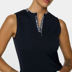 Leya Sleeveless Top Blå>J.Lindeberg Best
