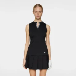Leya Sleeveless Top Svart>J.Lindeberg Hot
