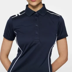 Leyla Polo Blå>J.Lindeberg Outlet