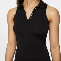 Leylo Sleeveless Top Svart>J.Lindeberg Discount