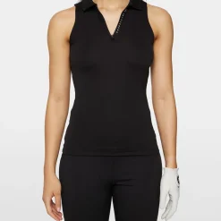 Leylo Sleeveless Top Svart>J.Lindeberg Discount