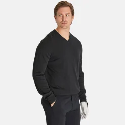 Ls V-Neck Merino Grå>Callaway Outlet