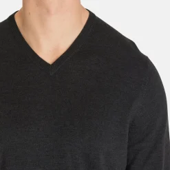 Ls V-Neck Merino Grå>Callaway Outlet