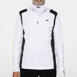 Lukas Quarter Zip Mid Layer Vit>J.Lindeberg New