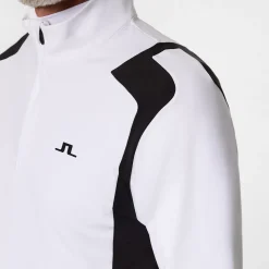 Lukas Quarter Zip Mid Layer Vit>J.Lindeberg New