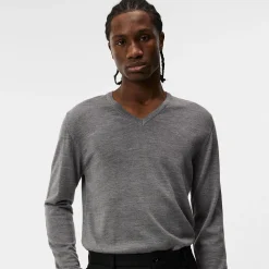 Lymann Merino V-Neck Sweater>J.Lindeberg Clearance