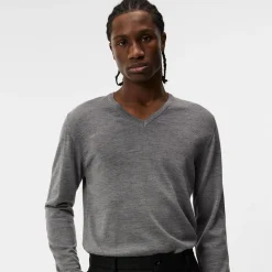Lymann Merino V-Neck Sweater>J.Lindeberg Clearance