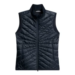 Madde Quilt Hybrid Vest Blå>J.Lindeberg