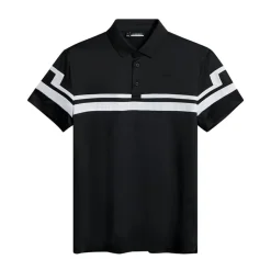 Mads Polo Svart>J.Lindeberg Discount