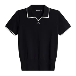 Malva Knitted Polo Shirt Blå>J.Lindeberg Outlet