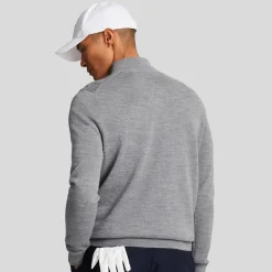 Merino Blend Quarter Zip Grå>Lyle & Scott Best