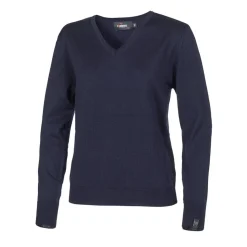 Merino V-Neck Blå>Ivanhoe Hot