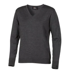 Merino V-Neck Grå>Ivanhoe Clearance