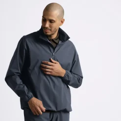 M Essex Windbreaker 1/4 Zip Blå>Cross Sportswear Outlet