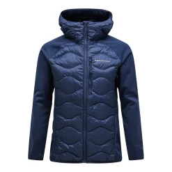 M Helium Down Hybrid Hood>Peak Performance New