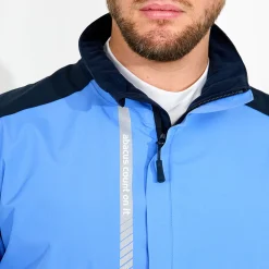 M Links Stretch Rainjacket Blå>Abacus Outlet