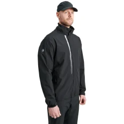 M Links Stretch Rainjacket Svart>Abacus Best