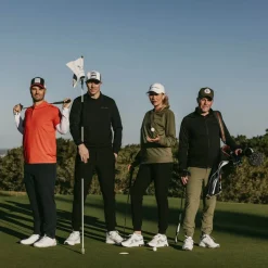 M Mid Layer LS Full-Zip Svart>Bogeys & Birdies Online