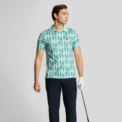 Monogram Printed Polo>Lyle & Scott Online