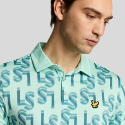 Monogram Printed Polo>Lyle & Scott Online