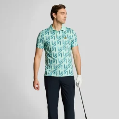 Monogram Printed Polo>Lyle & Scott Online