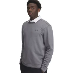 M Sweater Fleece Crew Grå>Under Armour New