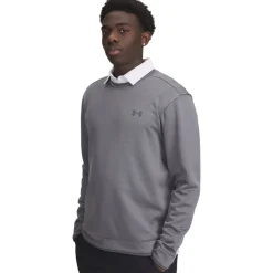M Sweater Fleece Crew Grå>Under Armour New