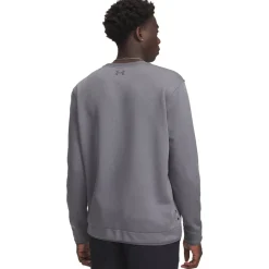 M Sweater Fleece Crew Grå>Under Armour New