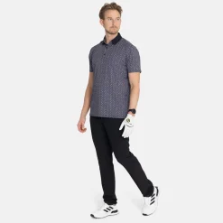 M Tech Pique Micro AOP Svart>Bogeys & Birdies Clearance