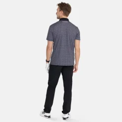 M Tech Pique Micro AOP Svart>Bogeys & Birdies Clearance