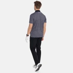 M Tech Pique Micro AOP Svart>Bogeys & Birdies Clearance