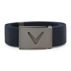 M V-Logo Web Belt Blå>Callaway Online
