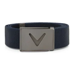 M V-Logo Web Belt Blå>Callaway Online