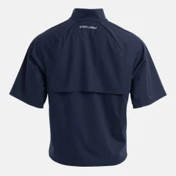 M Windbreaker SS 1/4 Zip Blå>Bogeys & Birdies Discount