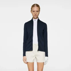 Nancy Seamless Mid Layer Blå>J.Lindeberg
