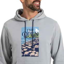 2025 Open Hoodie Grå>FootJoy