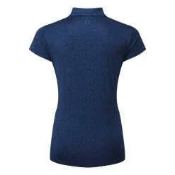Painted Floral Cap Sleeve Lisle Blå>FootJoy Discount