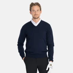 PD V-Neck Blå>Ivanhoe Best