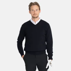 PD V-Neck Svart>Ivanhoe Online