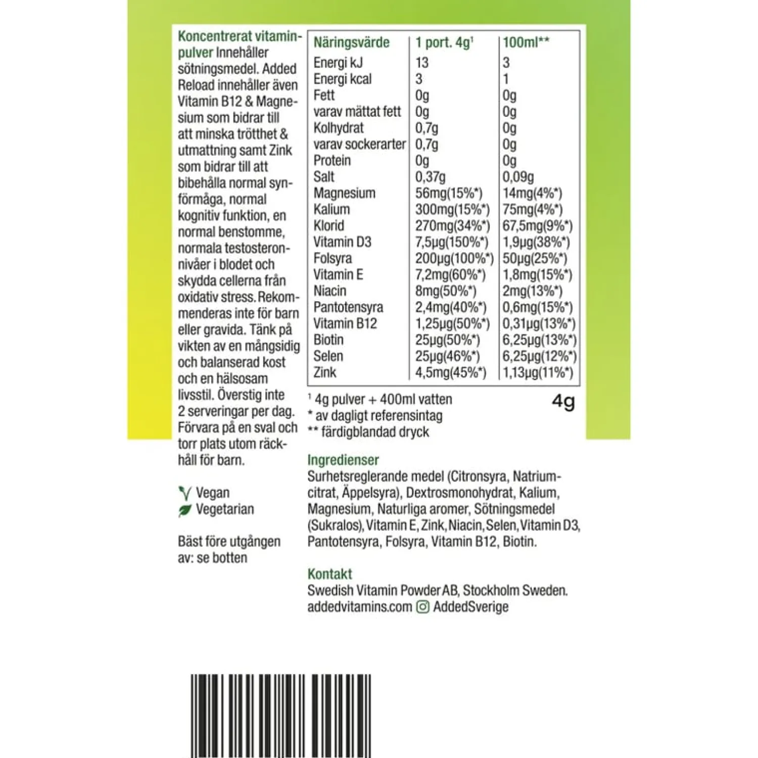 Reload Lime&Lemon 10-pack>Added New