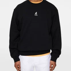 Roberto Crewneck JL x Kangol Svart>J.Lindeberg Online