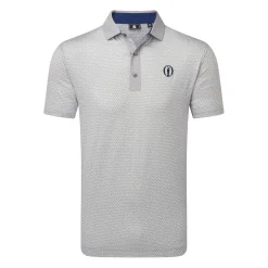 Rock Print Lisle Shirt Grå>FootJoy Hot