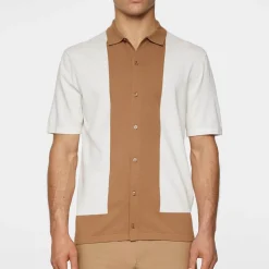 Rue Knitted Polo Shirt Vit>J.Lindeberg Hot