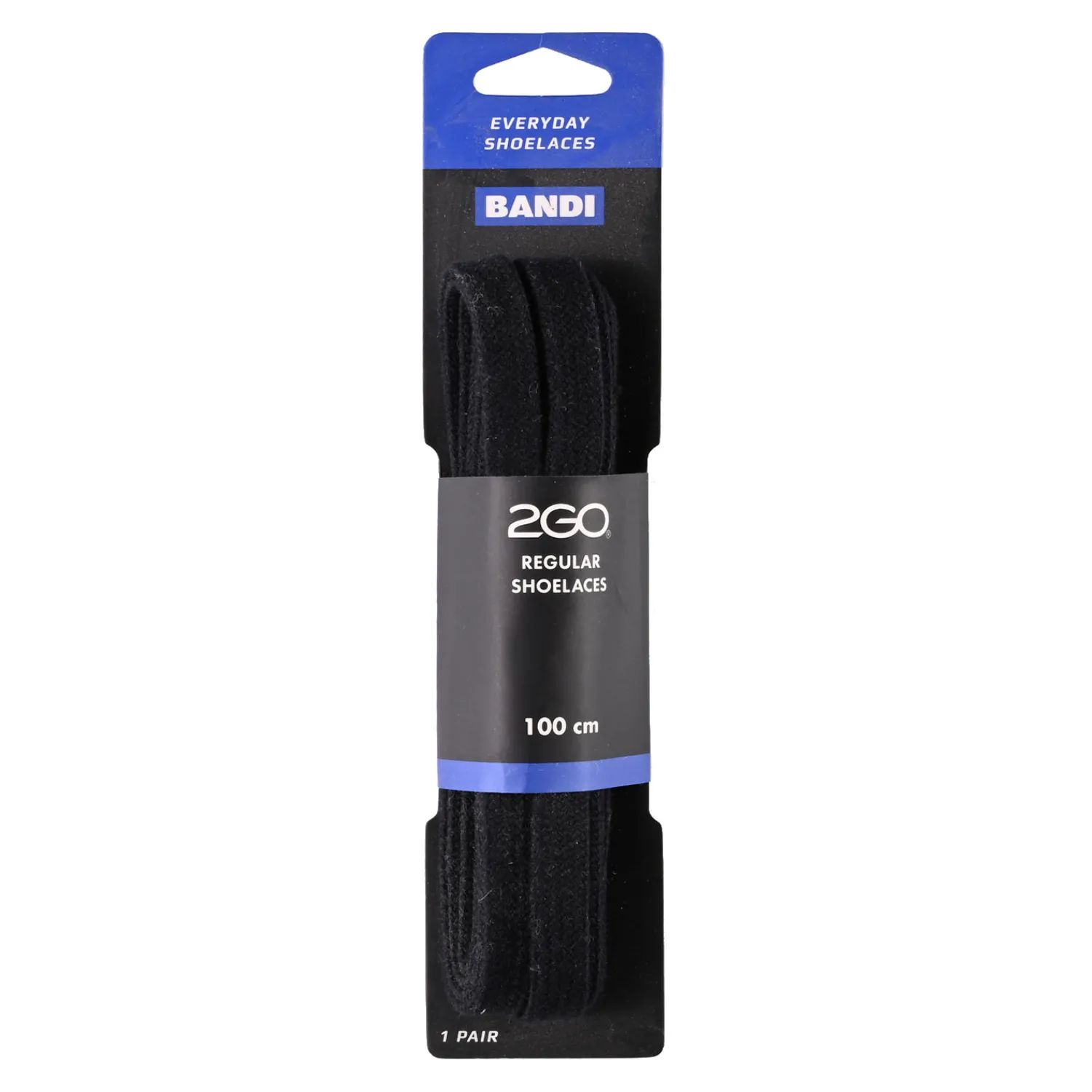 Shoelaces 201 Black 100cm>2GO Sale