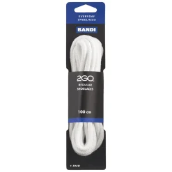 Shoelaces 177 White 100cm>2GO Hot