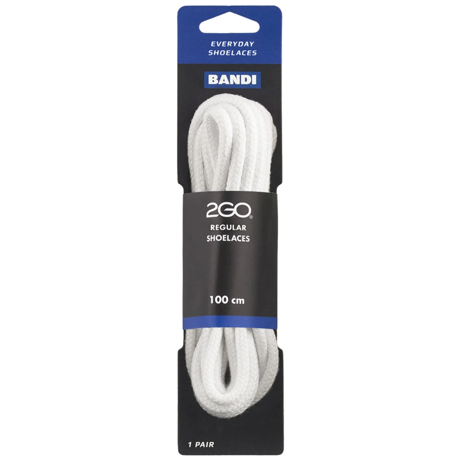 Shoelaces 177 White 100cm>2GO Hot